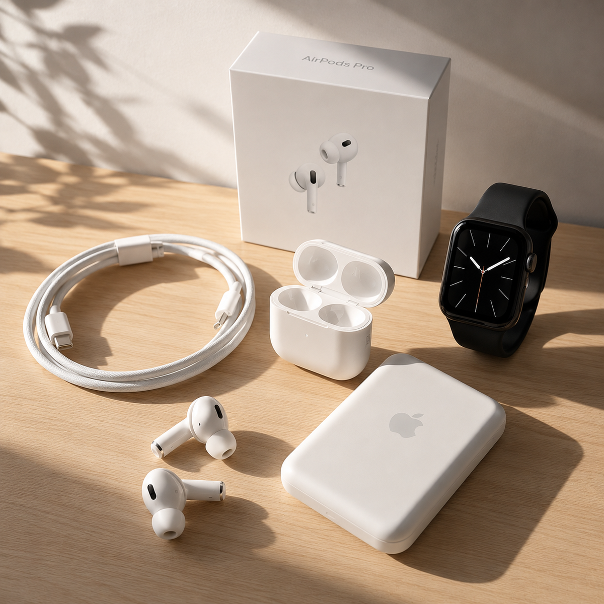 Essentials Collection Buds+Power Bank+Watch